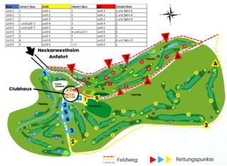 Notfallplan Golfclub Liebenstein