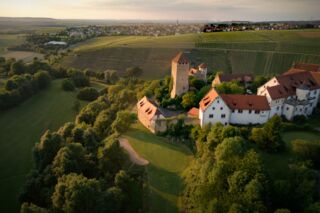 Golfclub Schloss Liebenstein Luftaufnahme